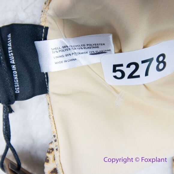 NEW Free People x Thrills mild animal print string bikini bottom, USA L - Picture 13 of 13